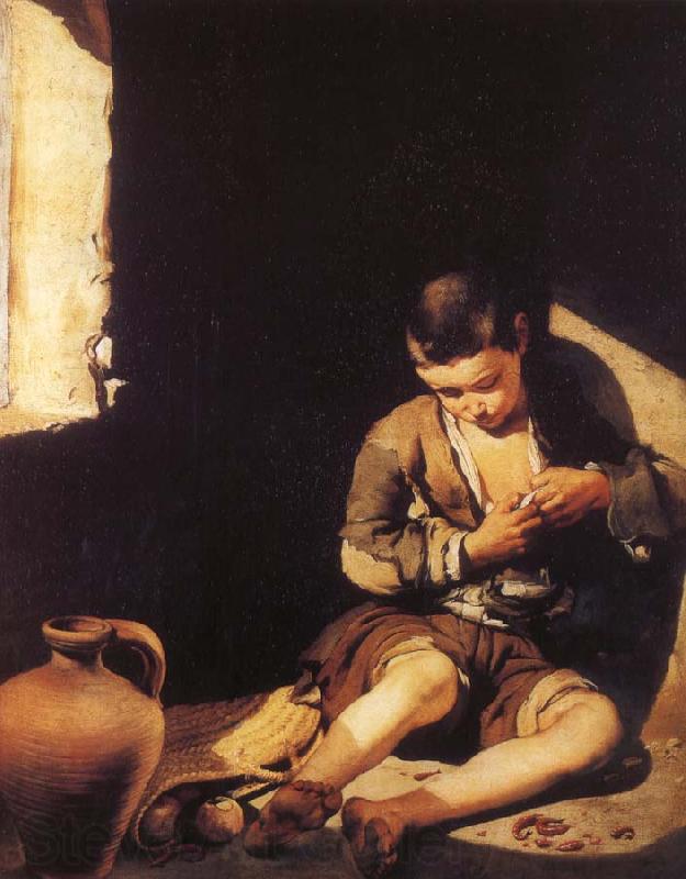 Bartolome Esteban Murillo Is pursuing a flea boy